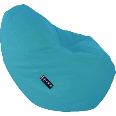 BULMEG Пуф bulmeg pt2ppbl, Голям барбарон тип круша с водоустойчив перящ се калъф, Пълнеж от полистиролни перли, 320л, Син (pt2ppbl)