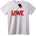 NOONEBRAND Тениска с мече на любовта - 2XL, White