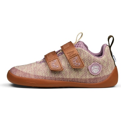 Affenzahn Детски обувки barefoot Affenzahn Kid's Barefoot Shoes Knit Happy Barefoot shoes - Cat / Rose - размер 28 (EU) (702-2636-1018)