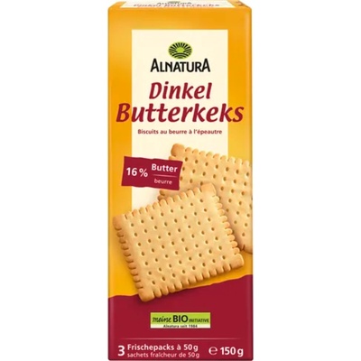 Alnatura Био Маслена бисквита от лимец - 150 г