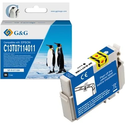 G&g - ninestar ГЛАВА ЗА EPSON D78/92/120/DX 4000/4050/4400/4450/5000/5050/6000/6050/7000F/7400/7450/S20/SX 205/400/NX 400/BX 300F - Black - T0711/T0891/T1001 - (200EPST0711 G)