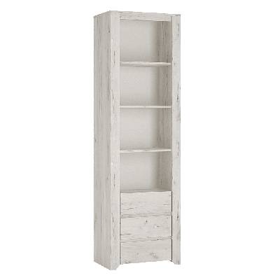 Шкаф Angel New 3S бял крафт