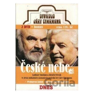 Divadlo Járy Cimrmana: České nebe - 2 DVD, neuveden, 2021