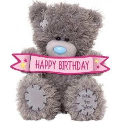Me to You Medvedík Happy Birthday Všetko najlepšie k narodeninám 13 cm