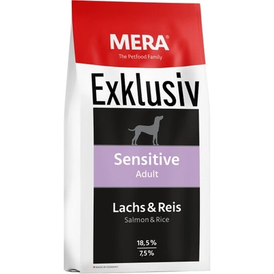 MERA Exklusiv Sensitive adult losos a rýže 2 x 15 kg
