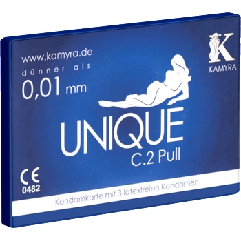 ostatní Kamyra Single: Unique C. 2 Pull, 3 latex free condoms