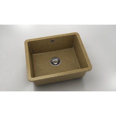 FAT Мивка за долно вграждане Vanguard 221, Granicite, 343 White Frappe , с включен сифон