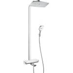 Hansgrohe Raindance Select - Душ комплект Showerpipe 360 с термостат за вана, 3 струи, бяло/хром 27113400 (27113400)