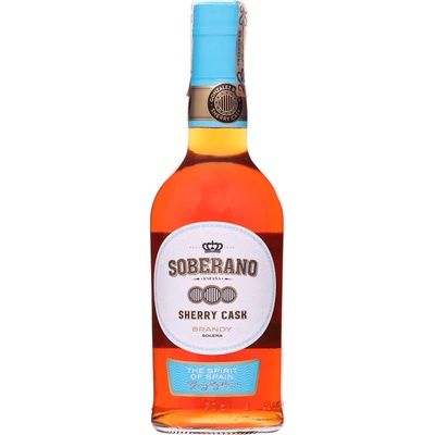 Soberano Sherry Cask Brandy Solera 36% 0,7 l (holá láhev)