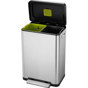 EKO-Europe EKO Кош за разделно събиране X-CUBE- 2 х 20 литра - мат (EKO 936840 - Matt s/s)