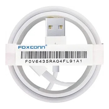 Image 1 of FORCELL USB Кабел за iPhone (Lightning) 1m HQ, Бял (Bulk) (5901737204356)