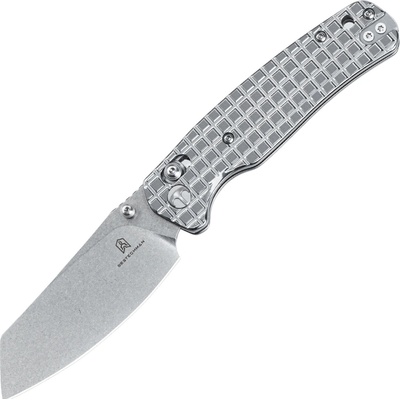 Bestechman CICADA'S WING 10Cr15MoV Stonewash with polished Stainless steel handle BMK06-S-5