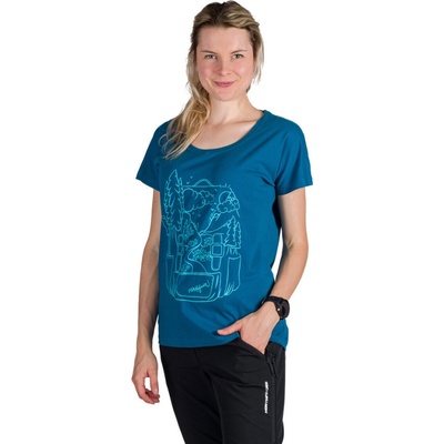 Northfinder Darcy Dámske outdoorové tričko TR 6002OR inkblue