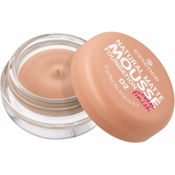 Essence Natural Matte Mousse pěnový make-up pro matný vzhled 02 16 g