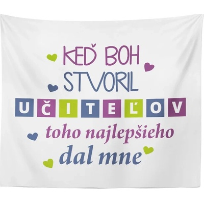 Sablio Deka Keď Boh stvoril učiteľov 150x120