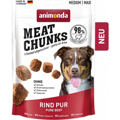 Animonda Meat Chunks čisté Hovězí maso 6 x 80 g