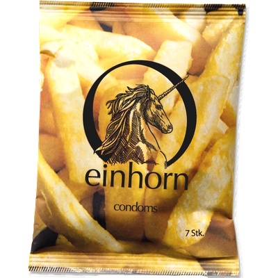 Einhorn Condoms: Food Porn, 7 condoms in the chips bag