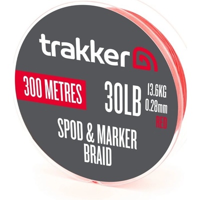 Trakker products šňůra spod & marker braid 300m 0,28mm 13,6kg red červená