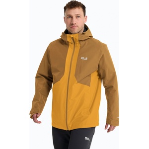 Jack Wolfskin Мъжко яке 3-в-1 Jack Wolfskin Stonetrail 3In1 burly yellow jw