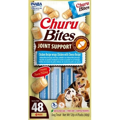 Churu Bites Joint Support dog snack kuře a sýr 4 x 12 g