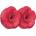 Teazers Vibrating Nipple Clamps Red