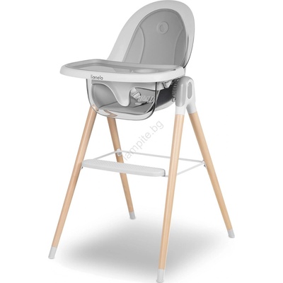 Lionelo - Детски стол за хранене 2 в 1 MONA Stone (LN0355)