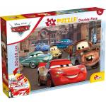 Lisciani Двулицев пъзел за оцветяване Lisciani - Cars, 24 части (LI86221)