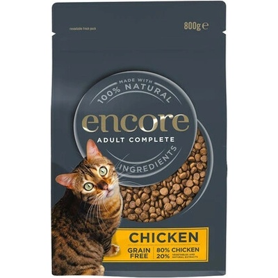 ENCORE Cat bezobilné krmivo s kuracím mäsom pre mačky 800 g