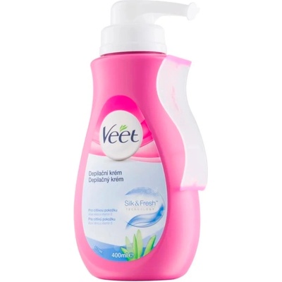 Veet Silk & Fresh крем депилатоар за чувствителна кожа 400 мл