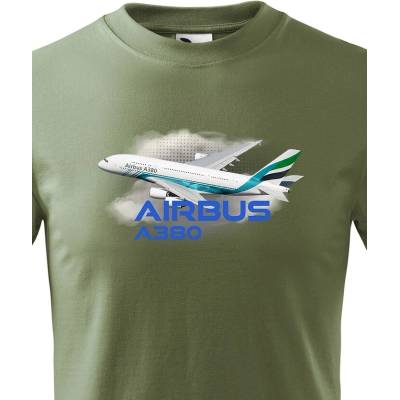 Dětské tričko Airbus A380 MilitaryCanvas Dětské tričko Bezvatriko.cz 3106