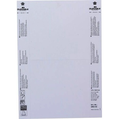 Náhradní štítky pro informační dveřní tabulku Info Sign, 148,5 x 210 mm