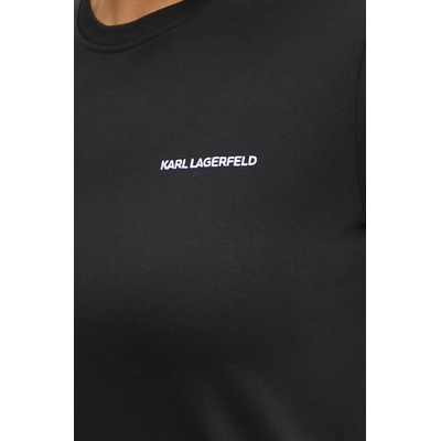 Памучна тениска Karl Lagerfeld ESSENTIAL (A1W17019)