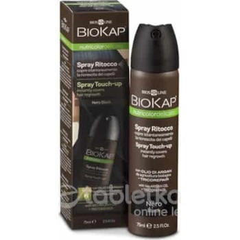 Biosline Biokap Delicato Spray Touch Up Nutricolor Černá 75 ml