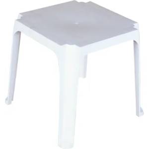 Senyayla SA-Маса за шезлонг 44x44xh42cm БЯЛА (2588) (0151173)
