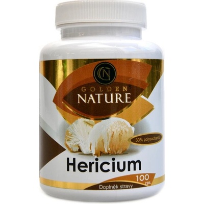 Golden Nature Hericium 30% polysacharidů 100 kapsúl