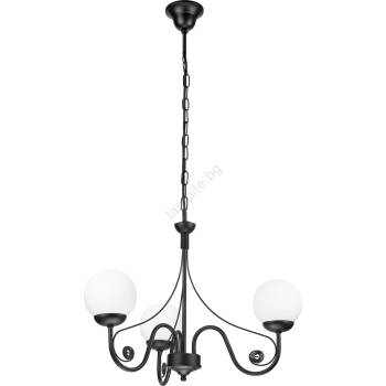 Brilagi - LED Пендел COTTAGE 3xG9/40W/230V черен/бял (BG1513)