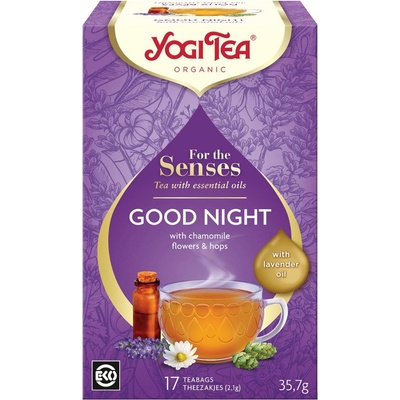 Yogi Tea Čaj Pro smysly Dobrou noc BIO nálev. sáčky 17 x 2,1 g