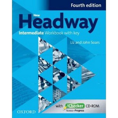NEW HEADWAY FOURTH EDITION INTERMEDIATE WORKBOOK WITH KEY +