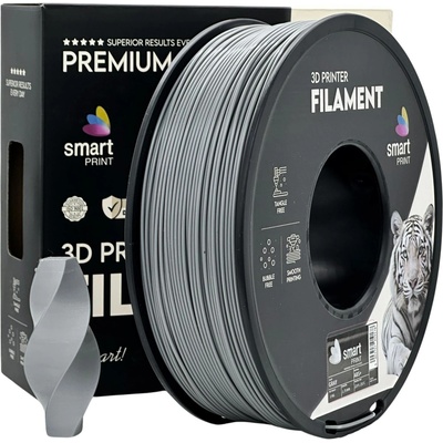 Smart Print FG-S3-E1, 3D филамент, ABS+, 1, 75mm, 1000g, Сив (Grey) (FG-S3-E1)