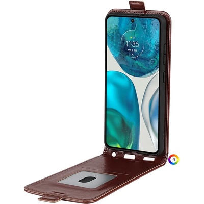 Motorola Moto G52 4G/G82 5G Flip3 Кожен Калъф и Протектор