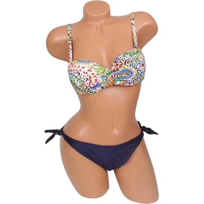 Дамски бански от две части с цветен десен