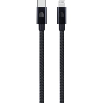 Dviced Cable USB-C to Lightning Nylon Textile 1, 25m - Black (DV120005)