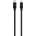 Dviced Cable USB-C to Lightning Nylon Textile 1, 25m - Black (DV120005)