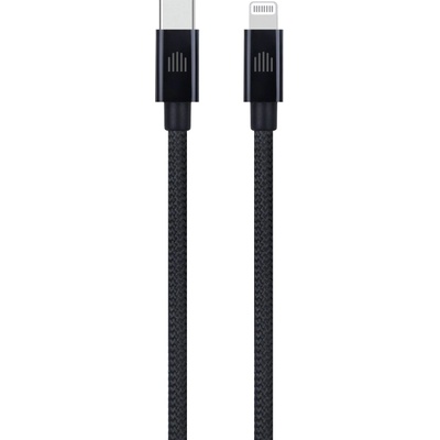 Dviced Cable USB-C to Lightning Nylon Textile 1, 25m - Black (DV120005)