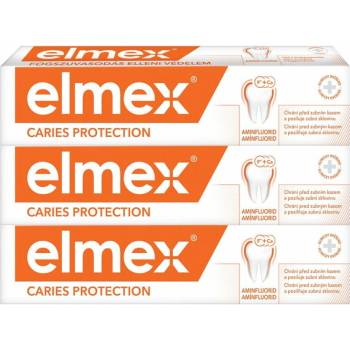 Elmex Caries Protection proti zubnímu kazu triopack 3 x 75 ml