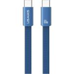 USAMS Кабел USAMS U96 60W USB-C към USB-C 1.2 m, синя (Usa001737)
