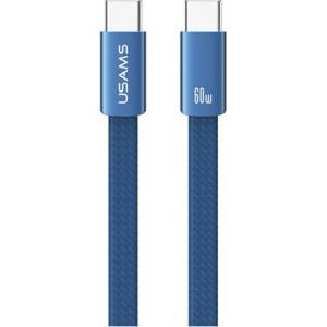 USAMS Кабел USAMS U96 60W USB-C към USB-C 1.2 m, синя (Usa001737)