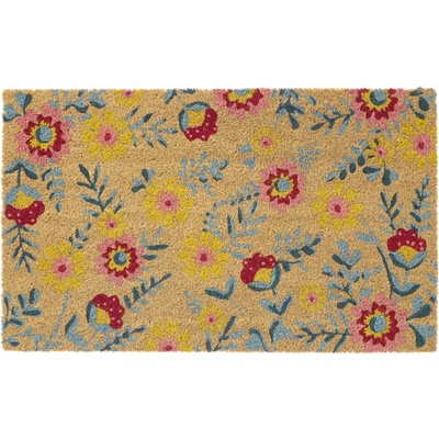 Ib Laursen Flowers Rohožka z kokosového vlákna přírodní 45 x 75 cm