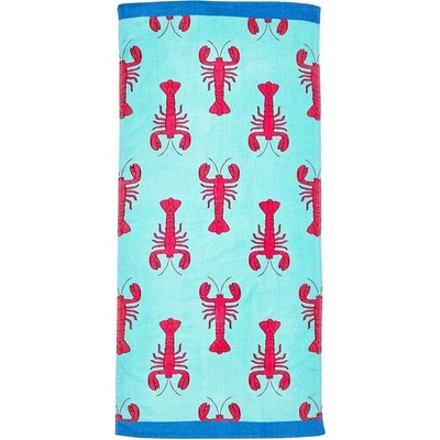 Catherine Lansfield Lobster plážová osuška modrá 76 x 160