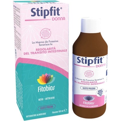 Fitobios Stipfit Donna - Нежна храносмилателна формула за жени, сироп със слива, 150 ml (430611 FITO)